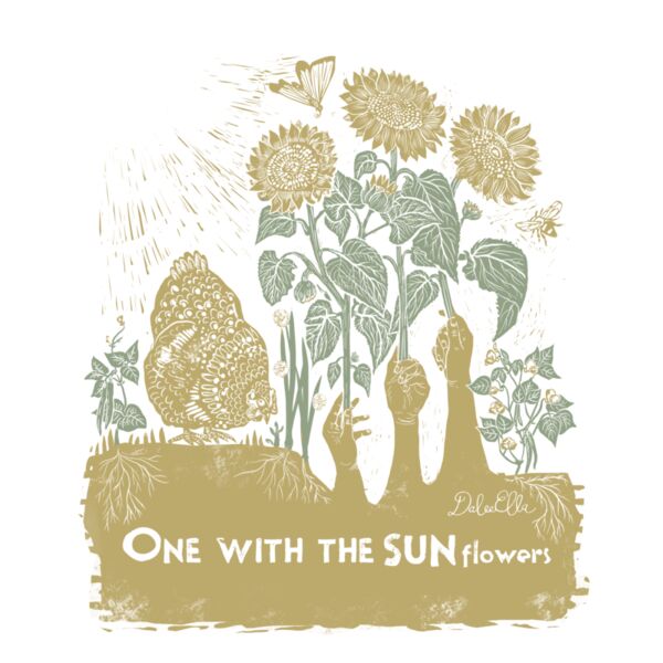 One with the Sunflowers Thumbnail