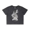 Wo's Stone Wash Heavy Crop Tee Thumbnail