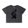 Wo's Stone Wash Heavy Crop Tee Thumbnail