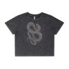 Wo's Stone Wash Heavy Crop Tee Thumbnail