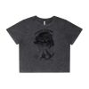 Wo's Stone Wash Heavy Crop Tee Thumbnail