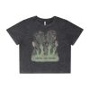 Wo's Stone Wash Heavy Crop Tee Thumbnail