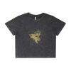 Wo's Stone Wash Heavy Crop Tee Thumbnail