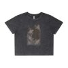 Wo's Stone Wash Heavy Crop Tee Thumbnail