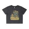 Wo's Stone Wash Heavy Crop Tee Thumbnail