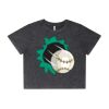 Wo's Stone Wash Heavy Crop Tee Thumbnail