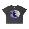 Wo's Stone Wash Heavy Crop Tee Thumbnail