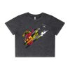 Wo's Stone Wash Heavy Crop Tee Thumbnail