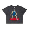 Wo's Stone Wash Heavy Crop Tee Thumbnail