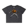 Wo's Stone Wash Heavy Crop Tee Thumbnail