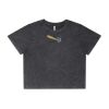 Wo's Stone Wash Heavy Crop Tee Thumbnail