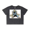 Wo's Stone Wash Heavy Crop Tee Thumbnail