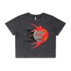 Wo's Stone Wash Heavy Crop Tee Thumbnail