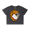 Wo's Stone Wash Heavy Crop Tee Thumbnail