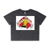 Wo's Stone Wash Heavy Crop Tee Thumbnail