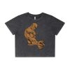 Wo's Stone Wash Heavy Crop Tee Thumbnail