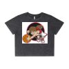 Wo's Stone Wash Heavy Crop Tee Thumbnail