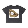 Wo's Stone Wash Heavy Crop Tee Thumbnail