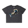 Wo's Stone Wash Heavy Crop Tee Thumbnail
