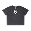 Wo's Stone Wash Heavy Crop Tee Thumbnail