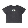 Wo's Stone Wash Heavy Crop Tee Thumbnail