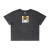 Wo's Stone Wash Heavy Crop Tee Thumbnail