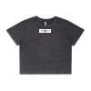 Wo's Stone Wash Heavy Crop Tee Thumbnail