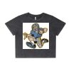 Wo's Stone Wash Heavy Crop Tee Thumbnail