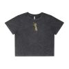Wo's Stone Wash Heavy Crop Tee Thumbnail