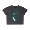 Wo's Stone Wash Heavy Crop Tee Thumbnail