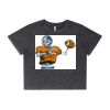 Wo's Stone Wash Heavy Crop Tee Thumbnail