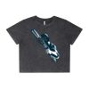 Wo's Stone Wash Heavy Crop Tee Thumbnail