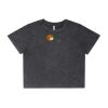 Wo's Stone Wash Heavy Crop Tee Thumbnail