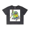 Wo's Stone Wash Heavy Crop Tee Thumbnail