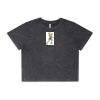 Wo's Stone Wash Heavy Crop Tee Thumbnail