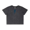 Wo's Stone Wash Heavy Crop Tee Thumbnail
