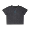 Wo's Stone Wash Heavy Crop Tee Thumbnail