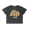 Wo's Stone Wash Heavy Crop Tee Thumbnail