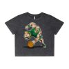 Wo's Stone Wash Heavy Crop Tee Thumbnail