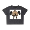 Wo's Stone Wash Heavy Crop Tee Thumbnail