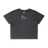Wo's Stone Wash Heavy Crop Tee Thumbnail