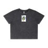 Wo's Stone Wash Heavy Crop Tee Thumbnail