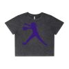 Wo's Stone Wash Heavy Crop Tee Thumbnail