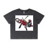 Wo's Stone Wash Heavy Crop Tee Thumbnail