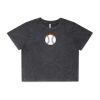 Wo's Stone Wash Heavy Crop Tee Thumbnail