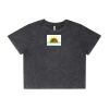 Wo's Stone Wash Heavy Crop Tee Thumbnail