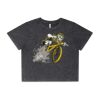 Wo's Stone Wash Heavy Crop Tee Thumbnail