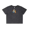 Wo's Stone Wash Heavy Crop Tee Thumbnail