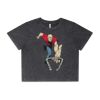Wo's Stone Wash Heavy Crop Tee Thumbnail