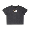Wo's Stone Wash Heavy Crop Tee Thumbnail